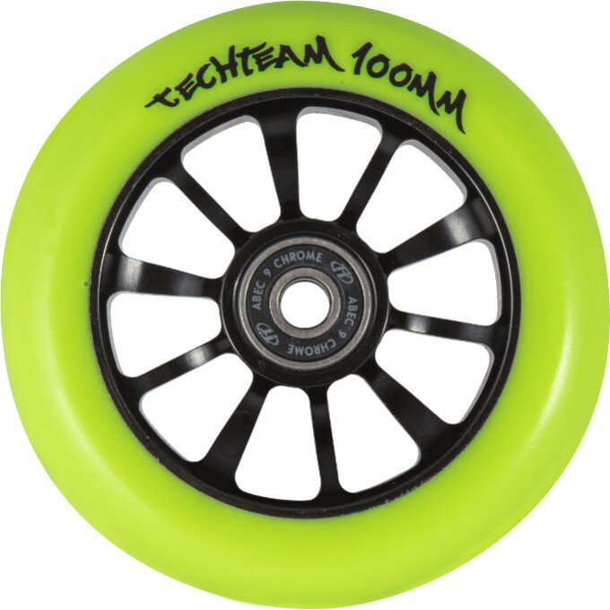 Колесо TECH TEAM для самоката X-Treme 110*24мм, Onion, yellow NN011125